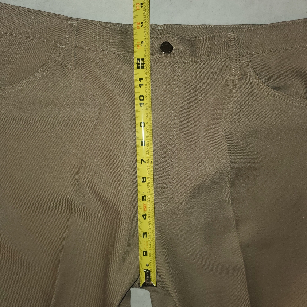 Vintage Wrangler Pants Mens 40x29 Brown Bootcut Slacks Western Cowboy Trousers - Picture 5 of 10